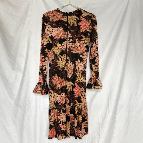 Vintage 60's floral midi dress - Picture 6 of 8